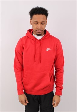 Vintage Men's Nike Red Pullover Hoodie