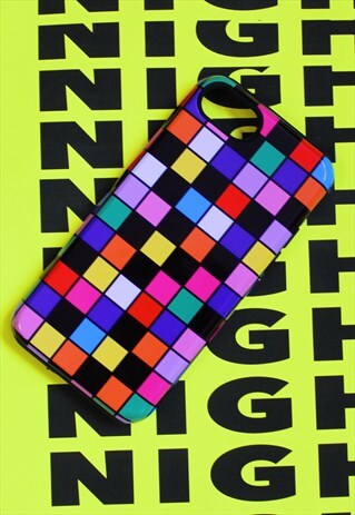 MULTI CHECKERBOARD PHONE CASE