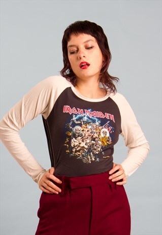 VINTAGE IRON MAIDEN BAND TEE