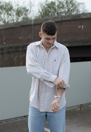BEIGE RALPH LAUREN BLAIRE SHIRT
