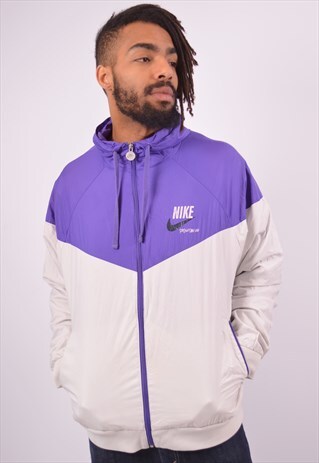 VINTAGE NIKE RAIN JACKET GREY