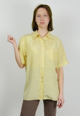 DEVILLE 90's Women's M Blouse Shirt Short Sleeves