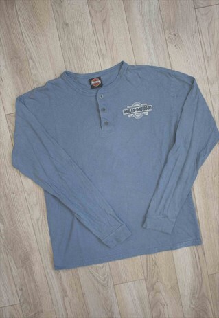 VINTAGE HARLEY-DAVIDSON T-SHIRT LOGO 90S L 9.9