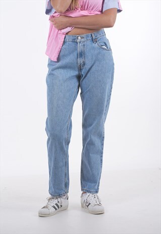 LEVI'S 550 LIGHT BLUE HIGH WAISTED JEANS 31/31