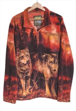 Wolf Fleece Top