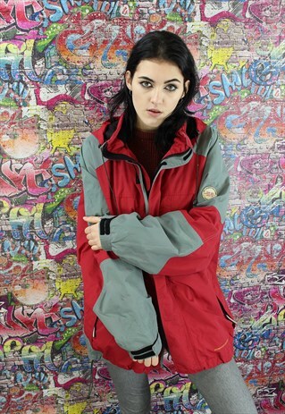 VINTAGE 90S SHELL JACKET / WINDBREAKER. UNISEX SPORTSWEAR.