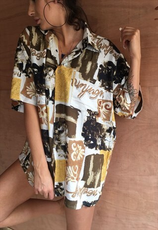 OVERSIZED RETRO 90S 80S VINTAGE UNISEX FESTIVAL SHIRT
