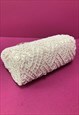 GRAB BAG IVORY WHITE BEAD SEQUIN BOXY BRIDAL