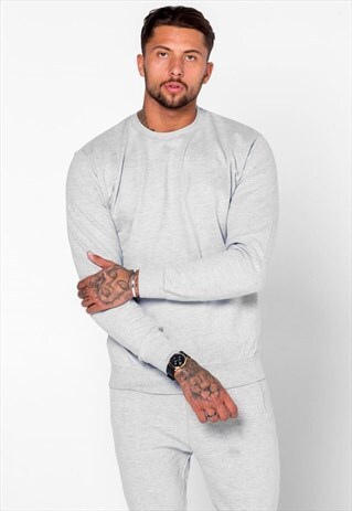 heather grey tracksuit