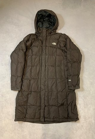 THE NORTH FACE 600 PUFFER COAT LONGLINE WITH HOOD 