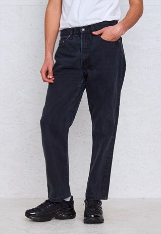 VINTAGE BLACK LEVI'S 615 FIT DENIM JEANS