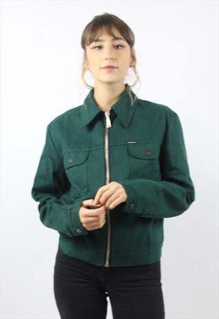 VINTAGE MUSTANG GREEN WORKER 90S JACKET