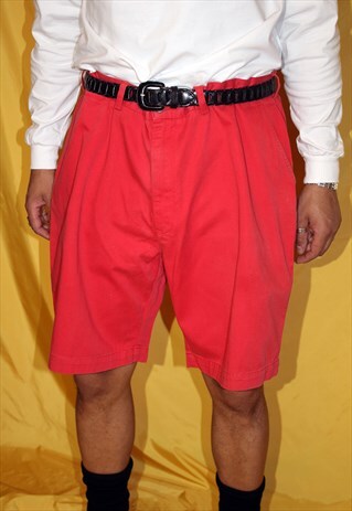 90S VINTAGE CLASSIC POLO CHINO RALPH LAUREN RED SHORTS