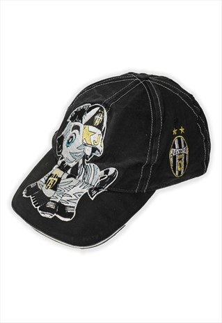 Vintage Juventus FC Black Baseball Cap Mens