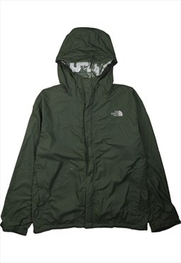 Vintage 90's The North Face Green Hooded Full Zip Up Windbre