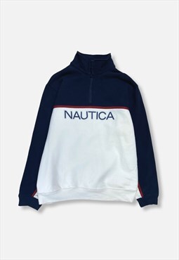 Nautica quarter zip Pullover : White 