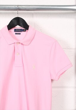 Vintage Polo Ralph Lauren Polo Shirt Pink Casual Tee Small