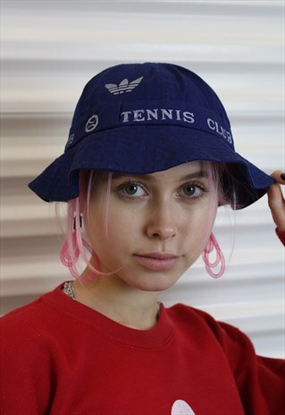70'S TENNIS CLUB HAND SCREEN PRINTED BUCKET HAT
