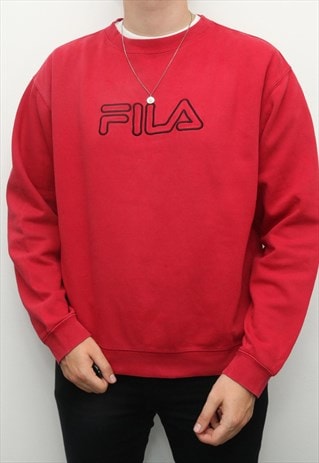 fila red sweatshirt