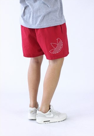 VINTAGE MENS ADIDAS ORIGINALS BIG LOGO SHORTS