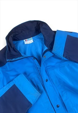 Berghaus Vintage 90s Blue jacket Zip pockets Detailed popper