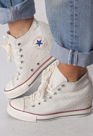 CONVERSE ALL STARS HI TOPS TRAINERS UK 5.5 (EAAM)