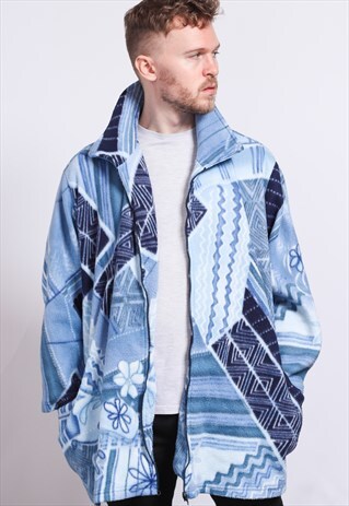 VINTAGE ZIP UP FLEECE TOP