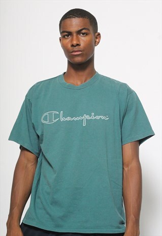 VINTAGE CHAMPION SPELL OUT T-SHIRT