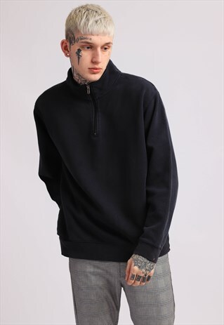 VINTAGE LL BEAN 1/4 ZIP SWEATSHIRT
