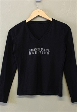 Vintage Jean Paul Gaultier Long Sleeve T-Shirt Black