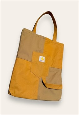 Vintage Upcycled Reworked Carhartt Patchwork Tote Bag