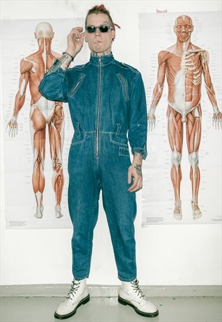 VINTAGE DENIM DUNGAREES / UNISEX