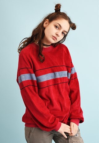 70'S RETRO ATHLEISURE SPORTS OVERSIZED SWEATSHIRT
