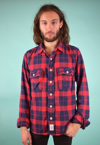 VINTAGE 90'S ABERCROMBIE & FITCH CHECKED SHIRT