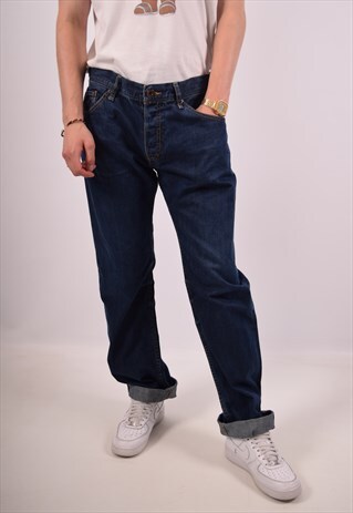 VINTAGE GUESS JEANS STRAIGHT BLUE
