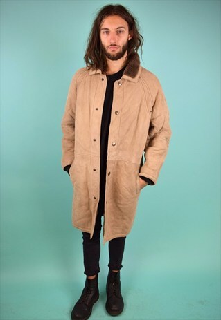 VINTAGE 90'S SHEARLING COAT