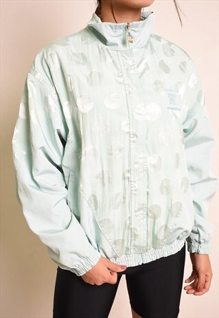 90'S RETRO ATHLEISURE SHELL BOMBER WINDBREAKER JACKET