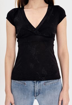 Vintage Y2K Tie Back Pimkie Top