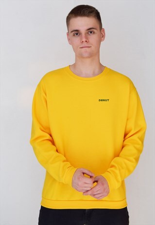 YELLOW DONUT (GREEN) SWEATSHIRT