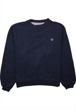 Vintage 90's Champion Sweatshirt Heavyweight Crew Neck Navy