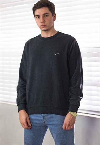 VINTAGE NIKE SWEATSHIRT JUMPER LOGO 90S L 15.7