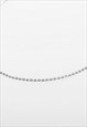 WOMEN'S 22" ESSENTIAL CURB NECKLACE CHAIN - SILVER