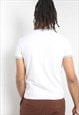 VINTAGE FRED PERRY CREW NECK T-SHIRT WHITE