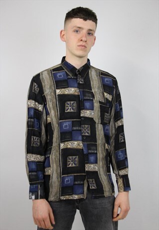 VINTAGE 90'S PATTERNED SHIRT