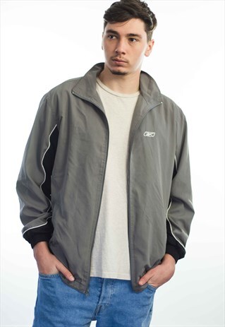 VINTAGE REEBOK LOGO JACKET 90S M 14.3