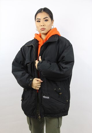 VINTAGE ELLESSE 90'S BLACK PARKA