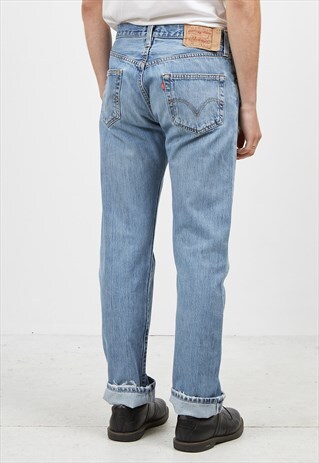 VINTAGE BLUE LEVI'S 501 FIT DENIM JEANS
