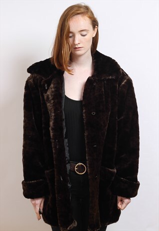 VINTAGE FAUX FUR JACKET