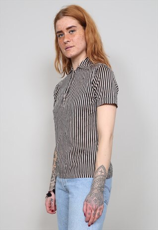 VINTAGE 70'S STRIPED POLO SHIRT