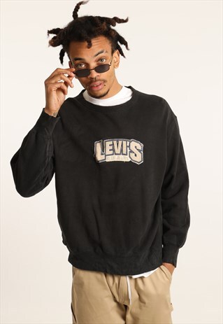 VINTAGE LEVIS EMBROIDERED SPELLOUT SWEATSHIRT